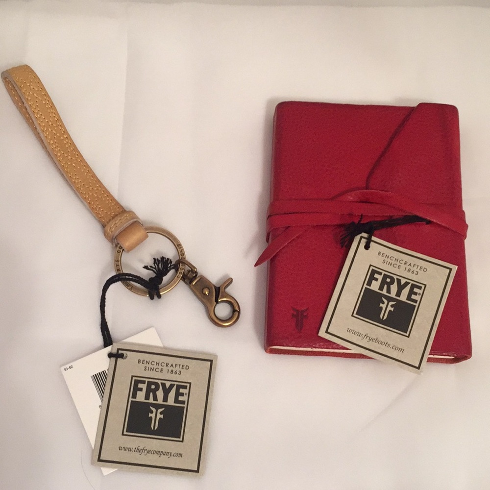 Frye Leather Campus Stitch Fob and Journal